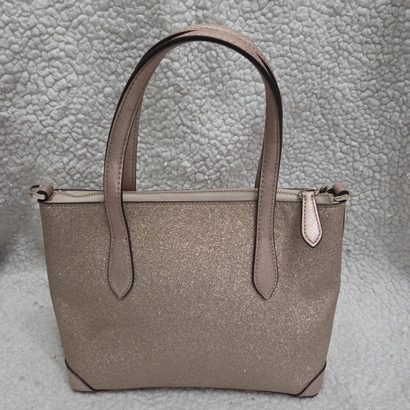 Kate Spade Glittery Tan Tote Bag - Picture 2 of 5